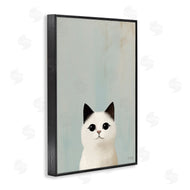 Roozbeh Bahramali | Peeking White Kitten