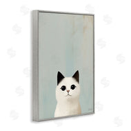 Roozbeh Bahramali | Peeking White Kitten