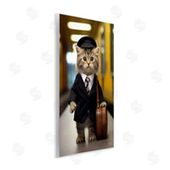 Roozbeh Bahramali | Traveler Kitten and Briefcase