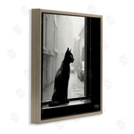 Roozbeh Bahramali | Cat Gazing Rainy Window