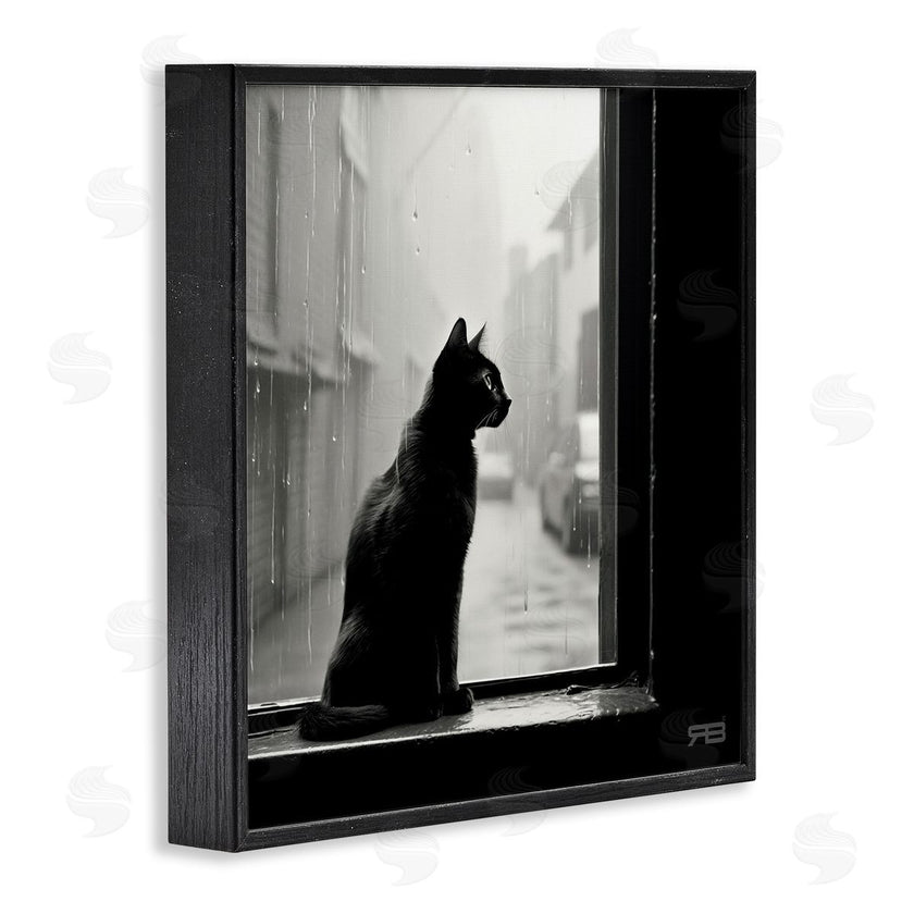 Roozbeh Bahramali | Cat Gazing Rainy Window