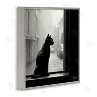 Roozbeh Bahramali | Cat Gazing Rainy Window