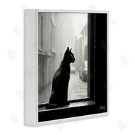 Roozbeh Bahramali | Cat Gazing Rainy Window