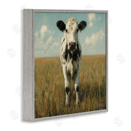 Roozbeh Bahramali | Cow in Verdant Field