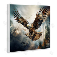 Roozbeh Bahramali | Intense Eagle Spreading Wings