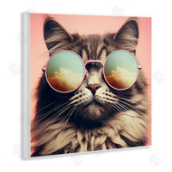 Roozbeh Bahramali | Cat and Cloud Reflection Glasses