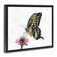 Connie Resch | Minimal Butterfly and Flower