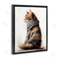 Sasha | Cat in Striped Sweater