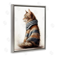 Sasha | Cat in Striped Sweater
