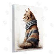 Sasha | Cat in Striped Sweater