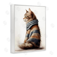 Sasha | Cat in Striped Sweater