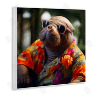 Sean Parnell | Manatee with Aloha Shirt