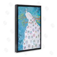 Jennifer Peck | White Patterned Peacock