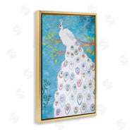 Jennifer Peck | White Patterned Peacock