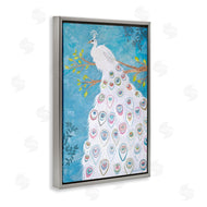 Jennifer Peck | White Patterned Peacock