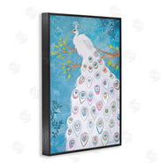 Jennifer Peck | White Patterned Peacock