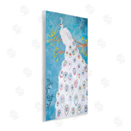 Jennifer Peck | White Patterned Peacock