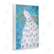 Jennifer Peck | White Patterned Peacock
