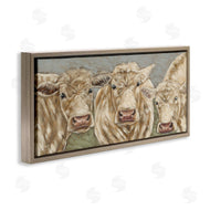 Sara G. Designs | Beige Cow Trio
