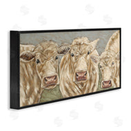 Sara G. Designs | Beige Cow Trio