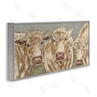 Sara G. Designs | Beige Cow Trio
