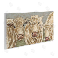 Sara G. Designs | Beige Cow Trio