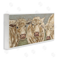 Sara G. Designs | Beige Cow Trio