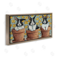 Sara G. Designs | Three Bunnies in Pots