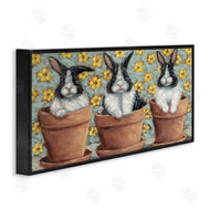 Sara G. Designs | Three Bunnies in Pots