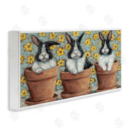 Sara G. Designs | Three Bunnies in Pots