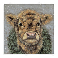 Sara G. Designs | Snowy Cattle and Wreath