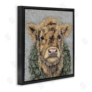 Sara G. Designs | Snowy Cattle and Wreath