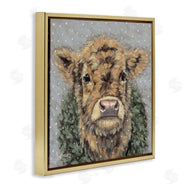 Sara G. Designs | Snowy Cattle and Wreath