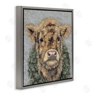 Sara G. Designs | Snowy Cattle and Wreath