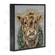 Sara G. Designs | Snowy Cattle and Wreath