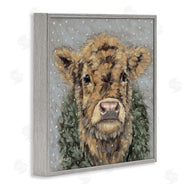 Sara G. Designs | Snowy Cattle and Wreath