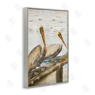 Julie DeRice | Rustic Pelicans Perched