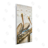 Julie DeRice | Rustic Pelicans Perched