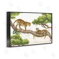 Lucca Shappard | Leopards Prowling on Branch