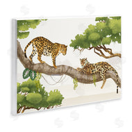 Lucca Shappard | Leopards Prowling on Branch
