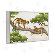Lucca Shappard | Leopards Prowling on Branch