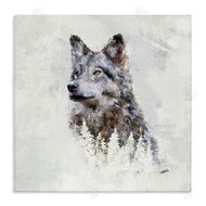 Sally Kaye Barlow/Makaio Design | Rustic Wolf and Trees