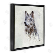 Sally Kaye Barlow/Makaio Design | Rustic Wolf and Trees