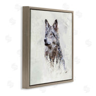 Sally Kaye Barlow/Makaio Design | Rustic Wolf and Trees