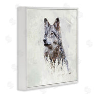 Sally Kaye Barlow/Makaio Design | Rustic Wolf and Trees