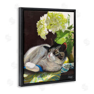 Mardell Schuster | Cat and Blue Ribbon