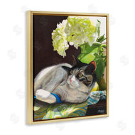 Mardell Schuster | Cat and Blue Ribbon