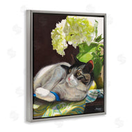 Mardell Schuster | Cat and Blue Ribbon