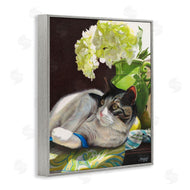 Mardell Schuster | Cat and Blue Ribbon