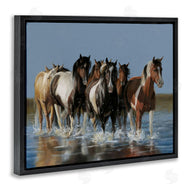 Victoria Schultz | Horses Running Through River
